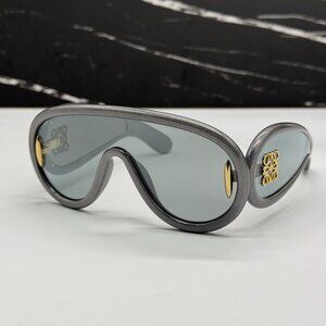 NEW LOEWE LW40108I 05X GRAY/BLUE UNISEX SUNGLASSES LOEWE